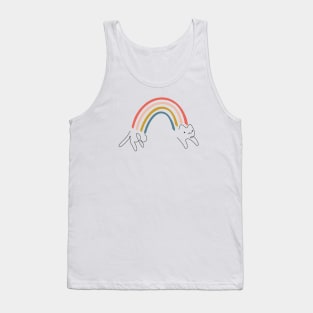 Rainbow cat Tank Top